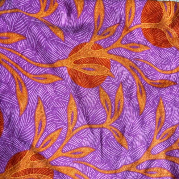 Liberty & Justice Floral Swim Cover-Up Sarong Wrap Skirt, Pink & Orange - Picture 6 of 7